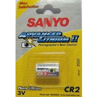 Sanyo Lithium Batterij CR2 Photo 3V