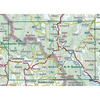 Shocart Maps Wandelkaart 435 Sumava - Trojmezi Plane