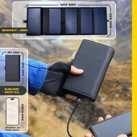 Sunslice Electron Portable Solar Power Bank Black