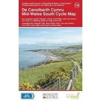 Sustrans Maps Cycle Map 14 Mid-Wales South