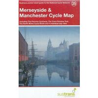 Sustrans Maps Cycle Map 25 Merseyside Manchester