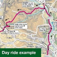 Sustrans Maps Cycle Map 31 South Cumbria Lake District