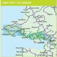 Sustrans Maps Fietskaart Celtic Trail Cycle Route Map