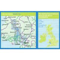 Sustrans Maps Fietskaart Lon Las Cymru South