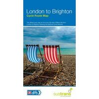 Sustrans Maps Fietskaart London To Brighton Cycle Route