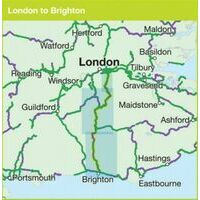 Sustrans Maps Fietskaart London To Brighton Cycle Route