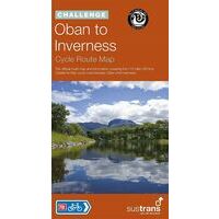 Sustrans Maps Fietskaart Oban To Inverness Cycle Map