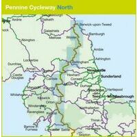 Sustrans Maps Fietskaart Pennine Cycleway North