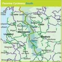 Sustrans Maps Fietskaart Pennine Cycleway South
