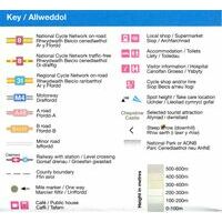 Sustrans Maps Fietskaart South Coast West Cycle Route Map