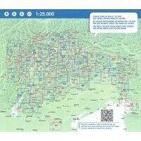 Tabacco Topografische Wandelkaart 019 Alpi Giulie Occidentali 1:25.000