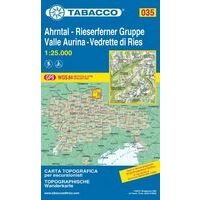 Tabacco Topografische Wandelkaart 035 Ahrntal Valle Aurina 1:25.000