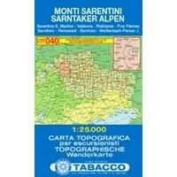 Tabacco Topografische Wandelkaart 040 Sarntaler Alpen 1:25.000
