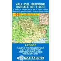 Tabacco Topografische Wandelkaart 041 Valli Del Natisone