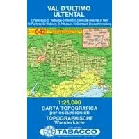 Tabacco Topografische Wandelkaart 042 Val D'Ultimo 1:25.000