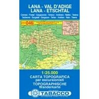 Tabacco Topografische Wandelkaart 046 Lana Val D'Adige 1:25.000