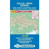 Tabacco Topografische Wandelkaart 054 Collio Gorizia 1:25.000