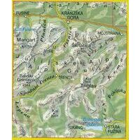 Tabacco Topografische Wandelkaart 065 Alpi Giulie Orientali 1:25.000