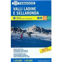 Tabacco Skikaart Valli Ladine En Sellaronde