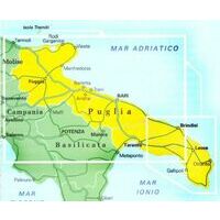 TCI Wegenkaart 11 Puglia Apulië