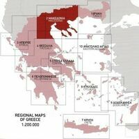 Terrain Maps Wegenkaart 2 Macedonië Provincie