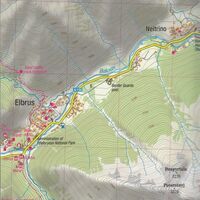 TerraQuest Wandelkaart Trekking Map Elbrus 1:50.000