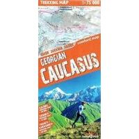 TerraQuest Wandelkaart Trekking Map Kaukasus Georgië 1/75