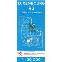 Topo Luxemburg Topografische Kaart R3 Diekirch