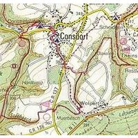 Topo Luxemburg Toeristische Kaart Luxemburg Zuid