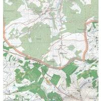 Topo Luxemburg Topografische Kaart R6 Wasserbillig - Beaufort