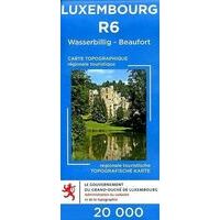Topo Luxemburg Topografische Kaart R6 Wasserbillig - Beaufort