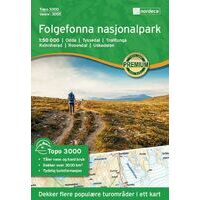 Nordeca Wandelkaart 3005 Folgefonna Nationaal Park
