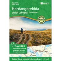 Nordeca Wandelkaart 3006 Hardangervidda