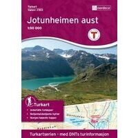 Nordeca Turkart Wandelkaart 2503 Jotunheimen Oost