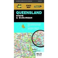 UBD Maps Australia Wegenkaart Queensland State