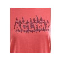 Aclima Lightwool Classic Tee Woodprints Women