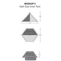 Bach Half Size Innertent Wickiup 3 Vapor Blue