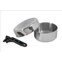 BasicNature Stainless Steel Set Biwak Junior