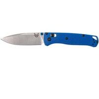 Benchmade Bugout Blue PE - Klapmes Glad Lemmet