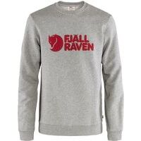 grey-melange Fjallraven Logo Sweater M