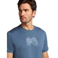 Icebreaker M Merino 150 Tech Lite Ss Tee Adventure Ride