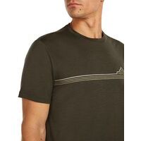Icebreaker M Merino 150 Tech Lite SS Tee Range Stripes