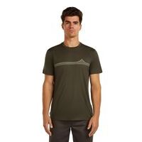 Icebreaker M Merino 150 Tech Lite SS Tee Range Stripes