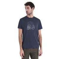 Icebreaker M Merino 150 Tech-lite T-shirt 'van Camp'