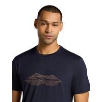 Icebreaker M Merino 150 Tech Lite Tee Pukaki Reflected