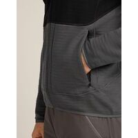 Icebreaker M Merino 400 RealFleece Descender LS Zip