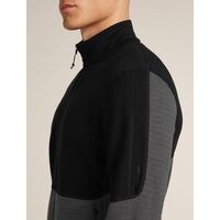 Icebreaker M Merino 400 RealFleece Descender LS Zip