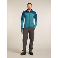 Icebreaker M Merino Blend 300 RealFleece Descender LS Zip