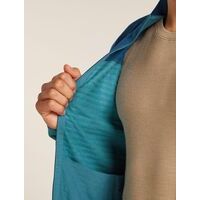 Icebreaker M Merino Blend 300 RealFleece Descender LS Zip