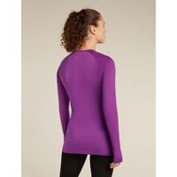 Icebreaker W Merino 125 ZoneKnit LS Crewe